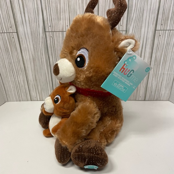 Walgreens Animated Christmas Reindeer Plush Sings and Sways to Sleigh Ride - Picture 3 of 7